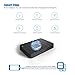 JZBRAIN Phone Charging Station for Multiple Devices 6-Port WiFi Remote Control (Black, Short Cale Not Included)