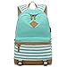 Geek-M Backpack Set Teen Girls Schoolbag Primary School Bookbag Kids Students Knapsack Daypack with Lunch Box Pencil Case