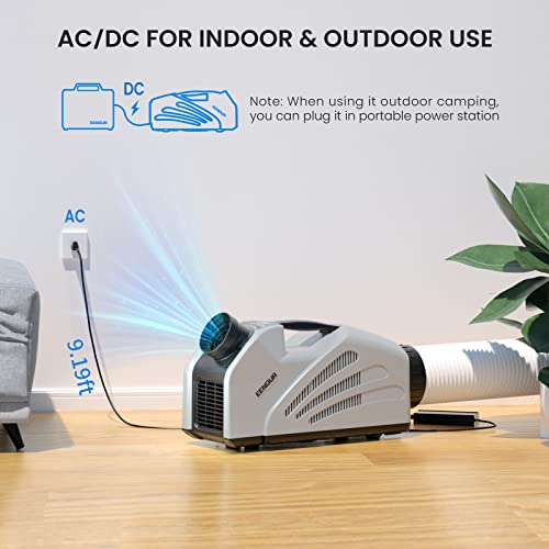 EENOUR QN650 Portable Air Conditioners, Home AC Cooling Unit 2350 BTU