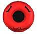 Lucky Bums Full-Wrap Inflatable Sled, Heavy Duty Snow Tube For Sledding, Red, 48-Inch