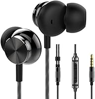 Betron BS10 Noise Isolating Earphones, In Ear Headphones with Microphone and Volume Control, Powerful Bass Sound includes...
