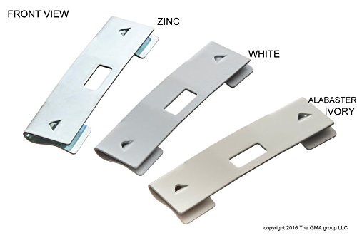 Amazing Drapery Hardware 15 Pack Vertical Blind Vane Saver~Ivory Curved Repair Clips ~ Fixes Broken Holes