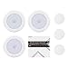AMIR Upgraded 3.15” Motion Sensor Light Indoor, Cordless Battery Powered Stick on LED Night Lights for Closet, Stair, Under Cabinet, Hallway, Kitchen (Warm White - Pack of 3)