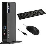 Targus Universal Workstation Bundle, Includes USB Keyboard, USB Optical Mouse and USB 3.0 SV Docking Station (BUS0375-50)