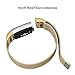 SWEES Metal Bands Compatible Fitbit Charge 2, Milanese Stainless Steel Metal Magnetic Replacement Wristband Small & Large (5.5