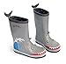 Kidorable Little Boys' Shark Rain Boots, Gray, 9