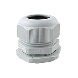 uxcell PG36 White Plastic Waterproof IP67 Connectors Cable Glands