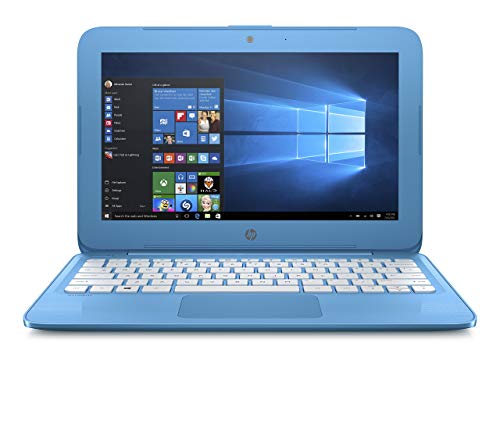 HP Stream 11.6in Laptop – Intel Celeron N4000 Processor 4GB RAM 32GB eMMC Windows 10 Aqua Blue (Renewed)