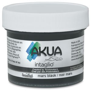 Akua Intaglio Print Making Ink, 8 oz Jar, Opaque White (IIOW)