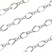Beadaholique Sterling Silver Figure Eight Chain, 2.8mm, Unfinished, by The Foot