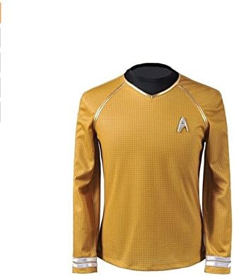 Cosparts Into Darkness Yellow Captain Man's Cosplay T-shrit