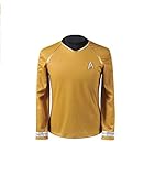 Cosparts Star Trek Into Darkness Yellow Captain Man's Cosplay T-shrit (US Size XL)
