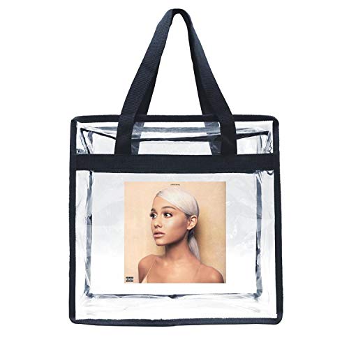 Pattern music fans transparent handbag