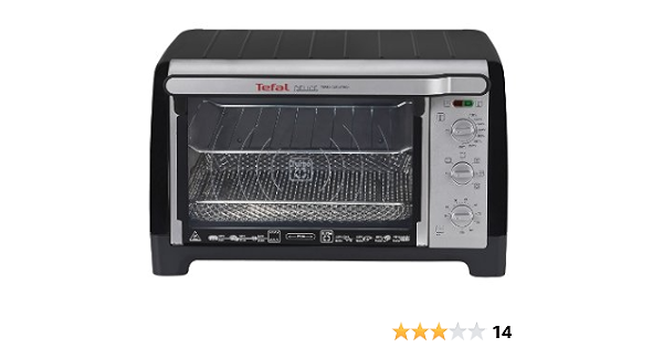 Tefal - Mini Horno Of2658, 2000W, 24L, Horno Conveccion, Grill, 3  Funciones. Negro. : Amazon.es: Hogar y cocina