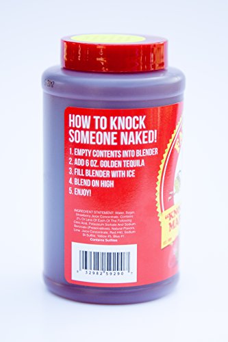 Fat Mama's Knock-You-Naked Margarita Mix, 10 Ounce, Strawberry