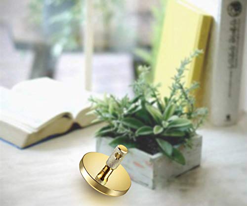 KKPOT Metal Spinning Top, Portable EDC Precision Toy Gift for Kids/Adults(Brass/Gold) - Thumbnail 5