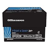 Office Depot Laser Print Paper, 8 1/2in. x 11in, 24