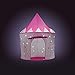 HYKJ Princess Castle Play Tent with Glow in The Dark Stars, conveniently Folds in to a Carrying Case, Your Kids Will Enjoy This Foldable Pop Up Pink Play Tent/House Toy for Indoor & Outdoor Use