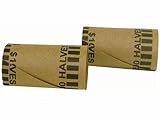 Half Dollar Crimped End (Gunshell) Coin Wrappers, 40 pack