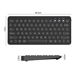 PINKCAT Multi-Device Bluetooth Keyboard, Wireless