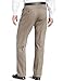Lee Men's Stain Resistant Relaxed Fit Flat Front Pant, Olive, 36W x 32L