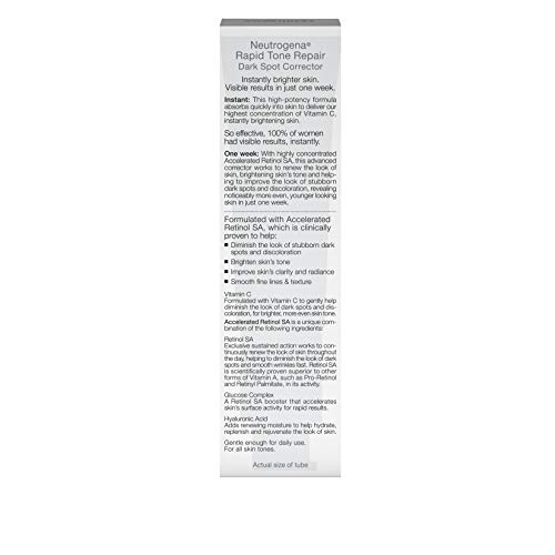 neutrogena rapid tone repair dark spot corrector female daily