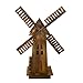 Westcharm Wooden Dutch Windmill Back Yard Decorations - Classic Old-Fashioned Windmill for Garden, Patio