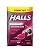 Halls Black Cherry Sugar Free Cough Drops - with Menthol - 70 Drops (1 bag of 70 drops)