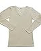 Hocosa Women's Long-Underwear Shirt, Long Sleeve, V-neck, Organic Wool-Silk