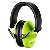 Mpow Kids Safety Ear Muffs, NRR 25dB Professional Noise Reduction Shooter Hearing Protection, Ear Defenders for Shooting Range Hunting for Children, Infants, Small Adults, Women (Green)