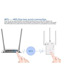 WiFi Repeater Range Extender WiFi Booster AP Router Wireless Olycism AC750 Dual Band [3 in 1] Signal Range Booster for Compatible Alexa Extends Smart Home & Alexa Devices … (White)