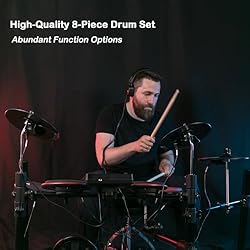 MUSTAR Electronic Drum Set, 10 Piece Electric Drum