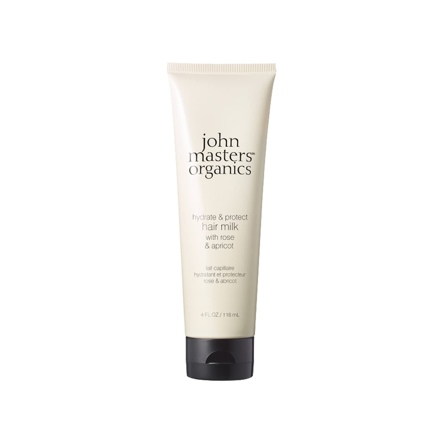 JMO Hair Milk - 118ml Hair Milk with Rose & Apricot - Hair Milk for Dry Damaged Hair - Leave In Treatment to Strengthen & Defrizz