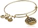 Alex and Ani Queen's Crown II Expandable Rafaelian Gold Bangle Bracelet
