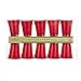Kurt Adler UL1882 UL 10-Light Party Cup Light Set, Red