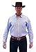 Straightline Mens Clint Eastwood Western Cowboy Railroad Shirt - Great Gift