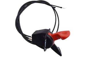 Throttle Dual Control with Choke Cables for Baron Fits Simplicity 16HP-23HP 38In -50In Replace 1734506 1734506SM 1727223 1727