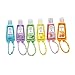 Tubicu Cute Cartoon Bear Silicone Embossed Mini Hand Sanitizer Disposable No Clean Detachable Cover Travel Portable Hangable Fruit-Scented Gel Leak Proof