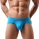 Men's Underwear,Neartime Soft Hipster Boxer Shorts Mnes Briefs Underpants (L, D)
