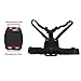 Smartphone Outdoor Chest Strap Mount + Waterproof Case Holder Fits for up to 5.5inch Mobile Phones - Best Cell Phone Chest Harness Mount- Perfect for Outdoor Activities