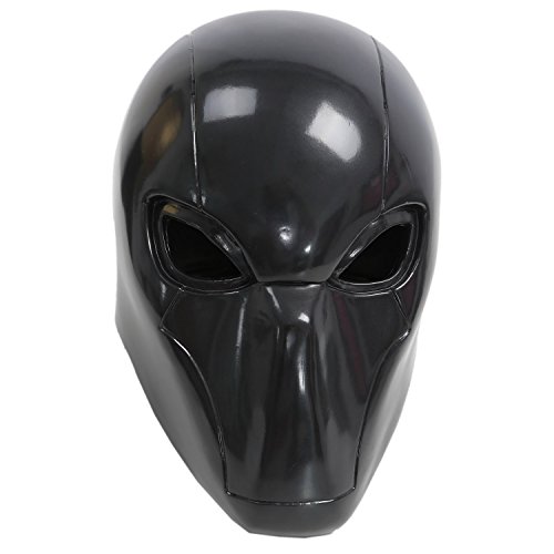 Red Mask Hood Helmet PVC Halloween Party Black Masquerade for Sale