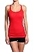 TheMogan Junior Casual Racerback Ribbed Cotton Tank Top Basic Stretch Muscle Tee