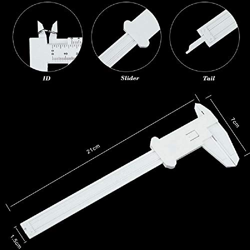 LtrottedJ 1PC Microblading Reusable Makeup Measure Eyebrow Guide Ruler Permanent Tools