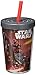 Zak Designs star Wars Ep7 Double Walled Straw Tumbler, 13 oz, Multicolor