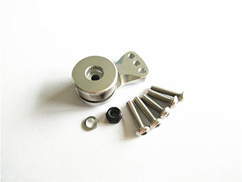 ALUMINIUM SERVO SAVER FOR 25T SPLINE OUTPUT SHAFT AJUSTABLE HI-TORQUE - 1PC Silver Alloy FOR 25T SERVO