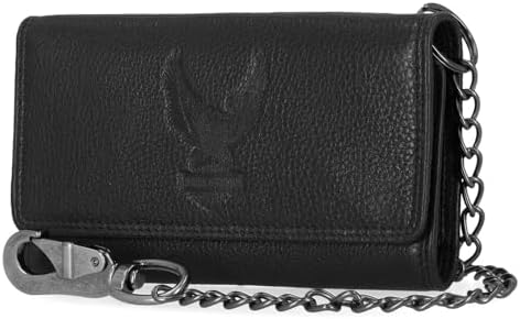 Amazon.com: Harley-Davidson Men's Embossed Eagle Tri-Fold Snap