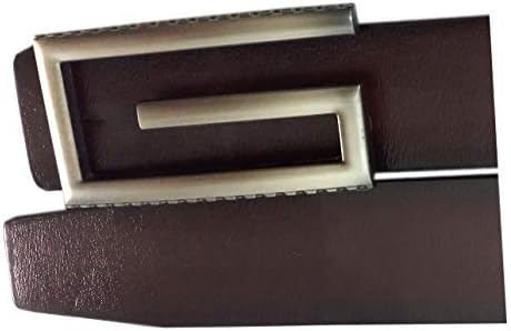 GLEZA Men Leather Belts (Brown)