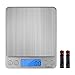 FIXBODY Digital Kitchen Scale, 3000g 0.0035oz/0.1g Pocket Cooking Scale, Mini Food Scale,Jewelry Scale Stainless Steel, (Batteries Included)