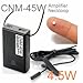 EDIMAEG Super Mini Magnetic spy Earpiece with Integration Double use Amplifier Neckloop & external MIC (Full sets magnet)