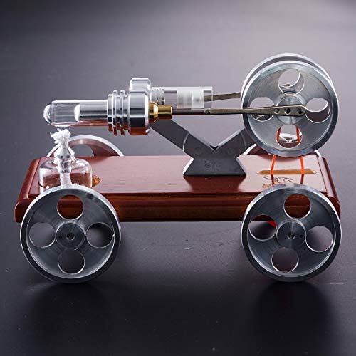 ZUJI Stirlingmotor Bausatz 1 Zylinder Motor Stirling Engine Kit DIY Modell Kit Educational Physik Spielzeug – Bild 3